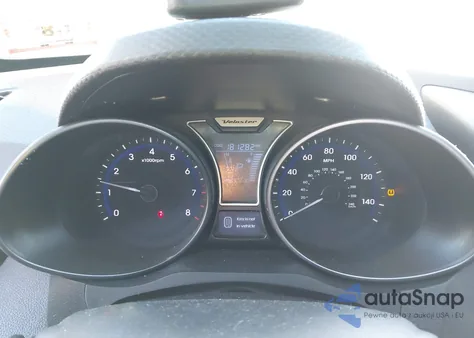 2014 Hyundai Veloster Turbo W/Blue from USA, damaged, VIN KMHTC6AE2EU207485